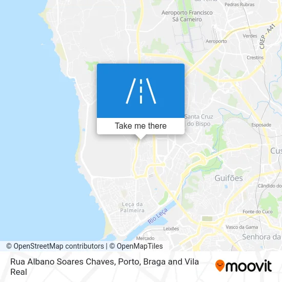 Rua Albano Soares Chaves map