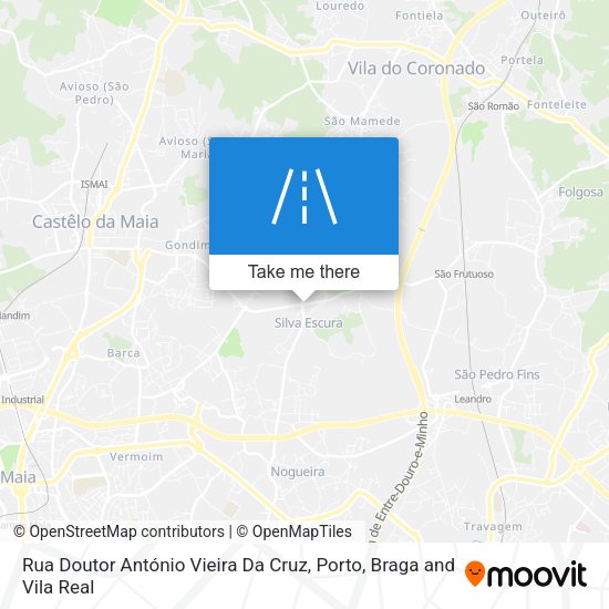 Rua Doutor António Vieira Da Cruz map