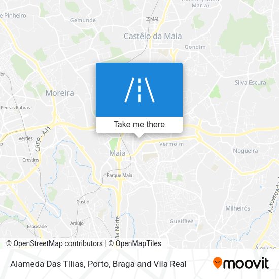 Alameda Das Tílias map