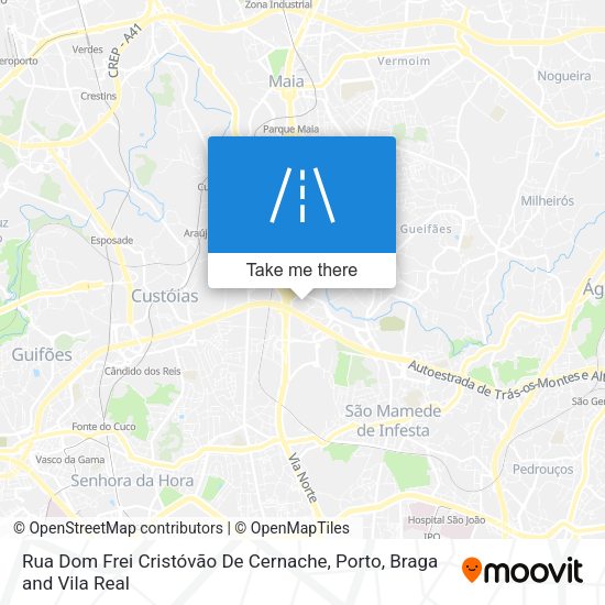 Rua Dom Frei Cristóvão De Cernache map