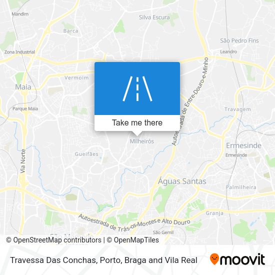 Travessa Das Conchas mapa