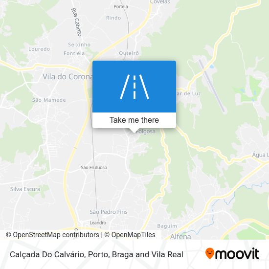 Calçada Do Calvário map