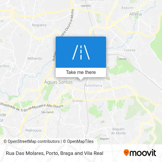 Rua Das Molares map