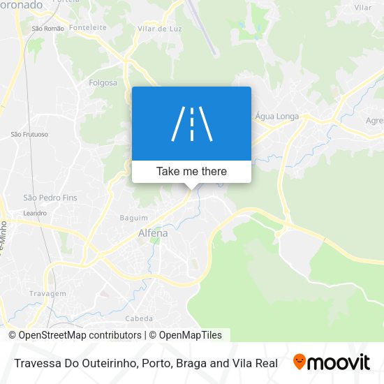 Travessa Do Outeirinho mapa