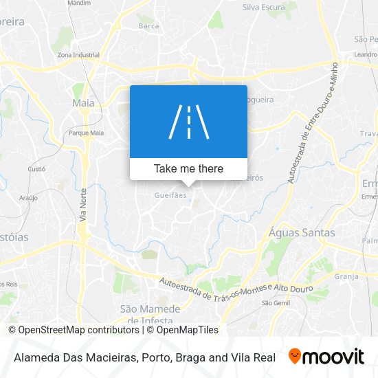 Alameda Das Macieiras mapa