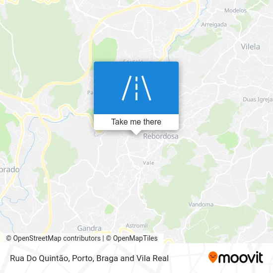 Rua Do Quintão map