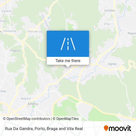 Rua Da Gandra map