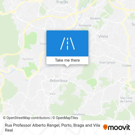 Rua Professor Alberto Rangel map