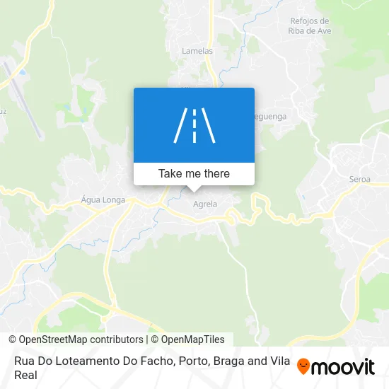 Rua Do Loteamento Do Facho map