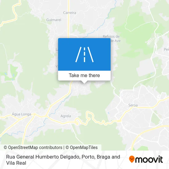 Rua General Humberto Delgado map