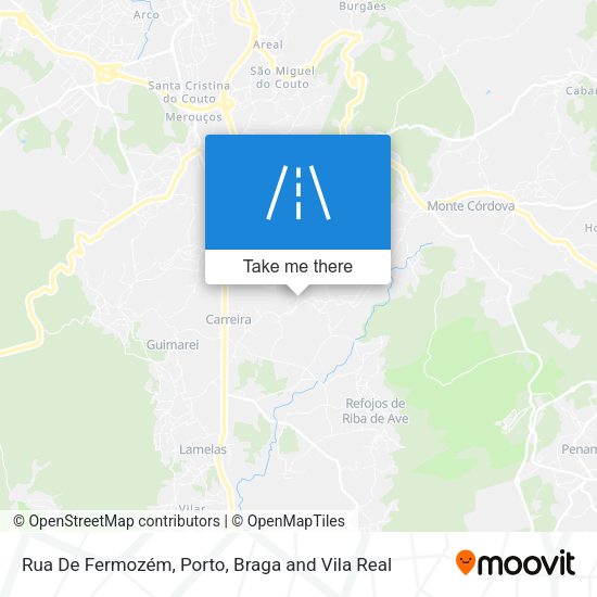 Rua De Fermozém map