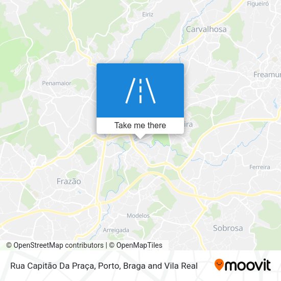 Rua Capitão Da Praça mapa