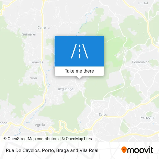 Rua De Cavelos map