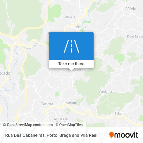 Rua Das Cabaneiras mapa