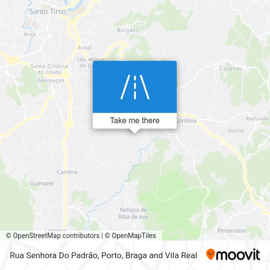 Rua Senhora Do Padrão map