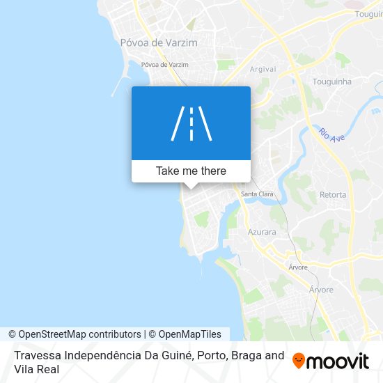 Travessa Independência Da Guiné mapa
