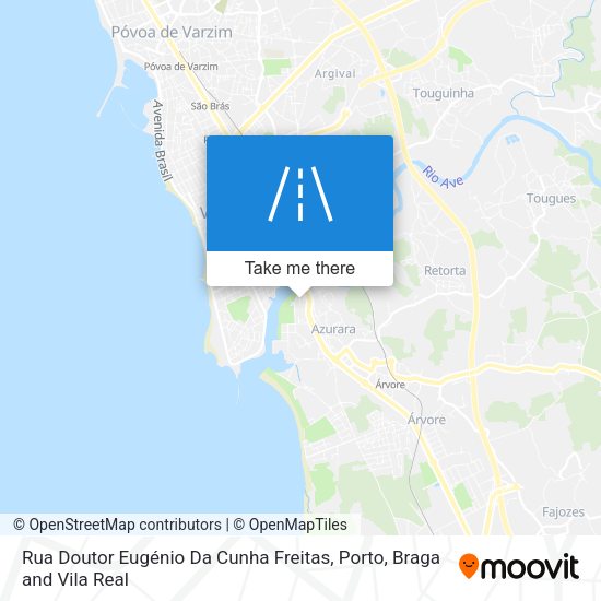 Rua Doutor Eugénio Da Cunha Freitas map