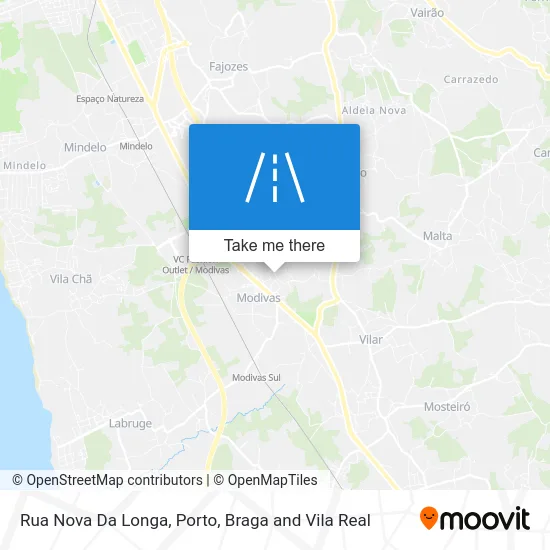 Rua Nova Da Longa map