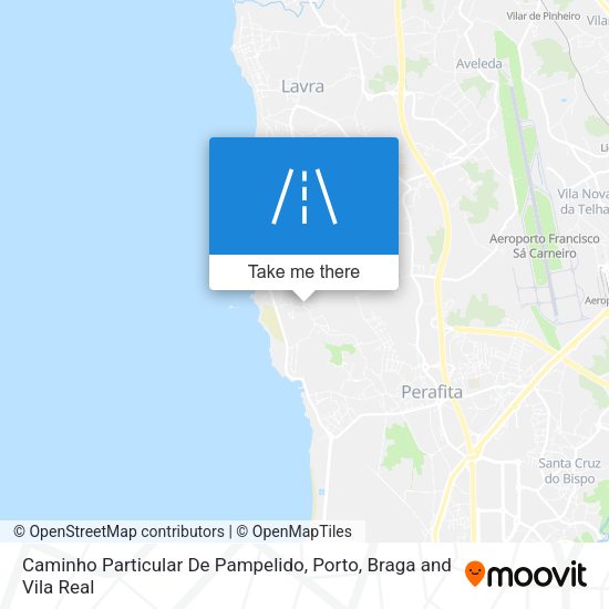 Caminho Particular De Pampelido map
