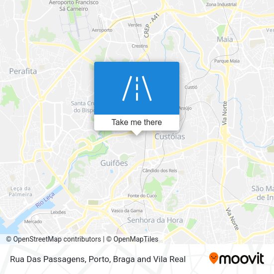 Rua Das Passagens mapa