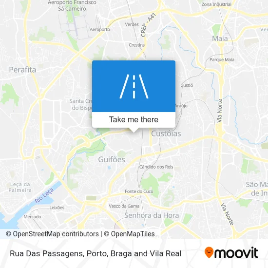 Rua Das Passagens map