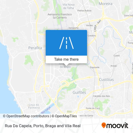 Rua Da Capela mapa