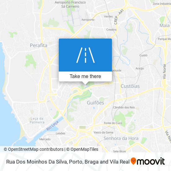 Rua Dos Moinhos Da Silva map