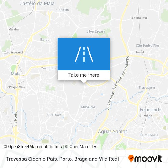 Travessa Sidónio Pais map