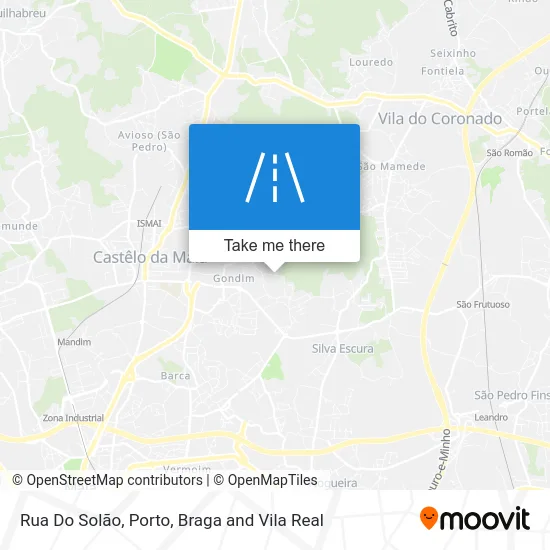 Rua Do Solão map