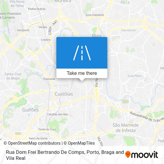 Rua Dom Frei Bertrando De Comps mapa