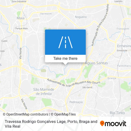 Travessa Rodrigo Gonçalves Lage mapa