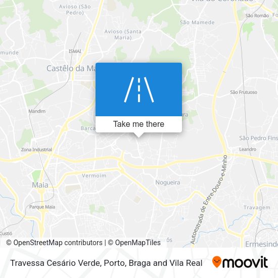 Travessa Cesário Verde map