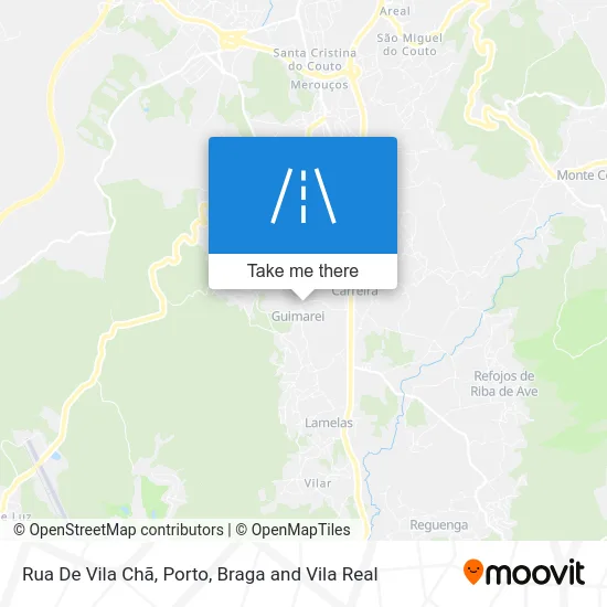 Rua De Vila Chã map