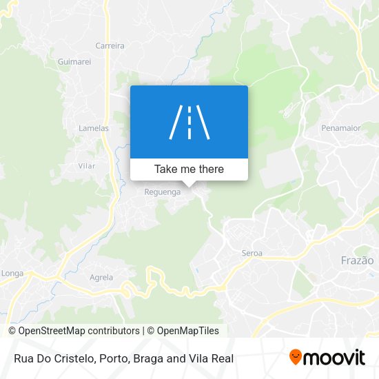 Rua Do Cristelo mapa