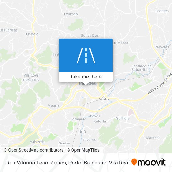 Rua Vitorino Leão Ramos mapa