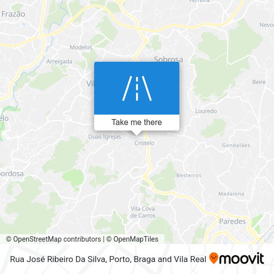 Rua José Ribeiro Da Silva map