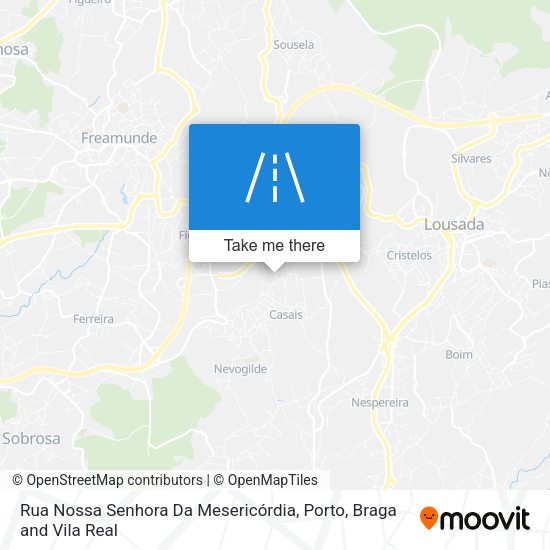 Rua Nossa Senhora Da Mesericórdia mapa
