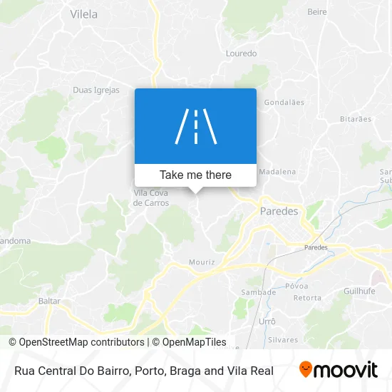 Rua Central Do Bairro map