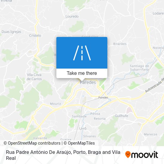 Rua Padre António De Araújo map