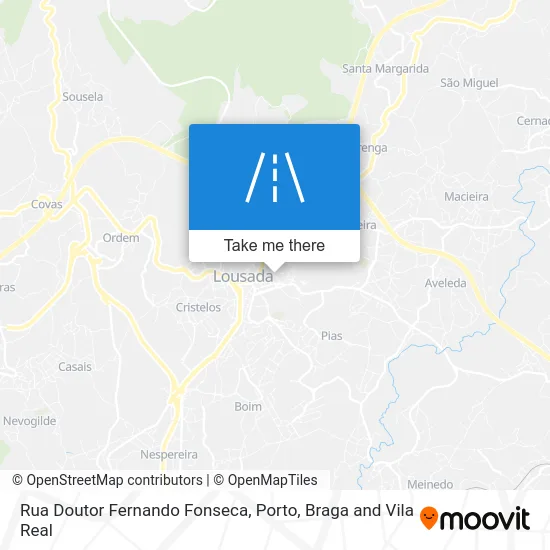 Rua Doutor Fernando Fonseca map