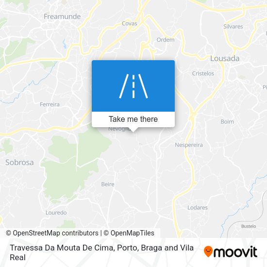 Travessa Da Mouta De Cima map
