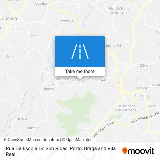 Rua Da Escola De Sub Ribas map