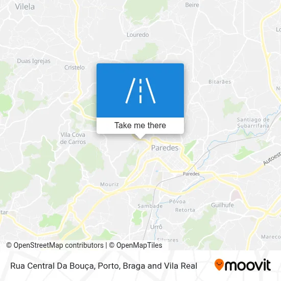 Rua Central Da Bouça map