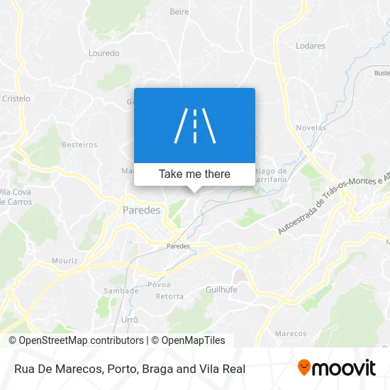 Rua De Marecos map