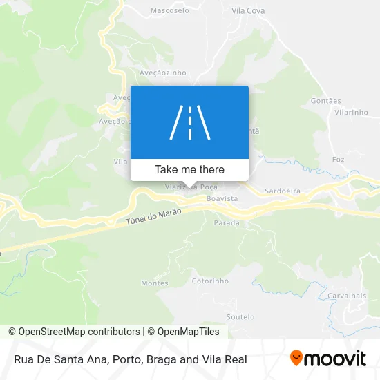 Rua De Santa Ana map