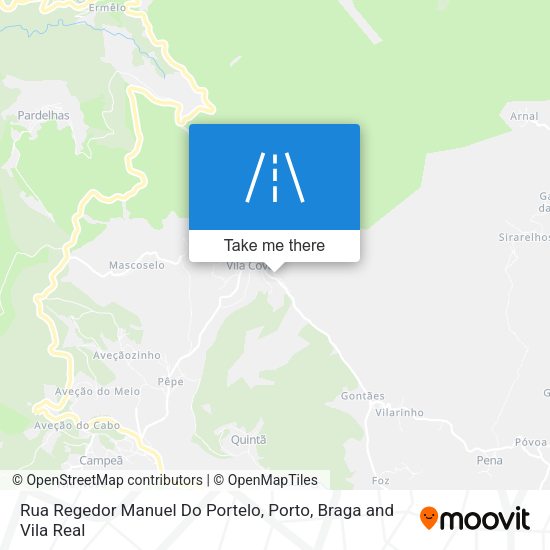 Rua Regedor Manuel Do Portelo map