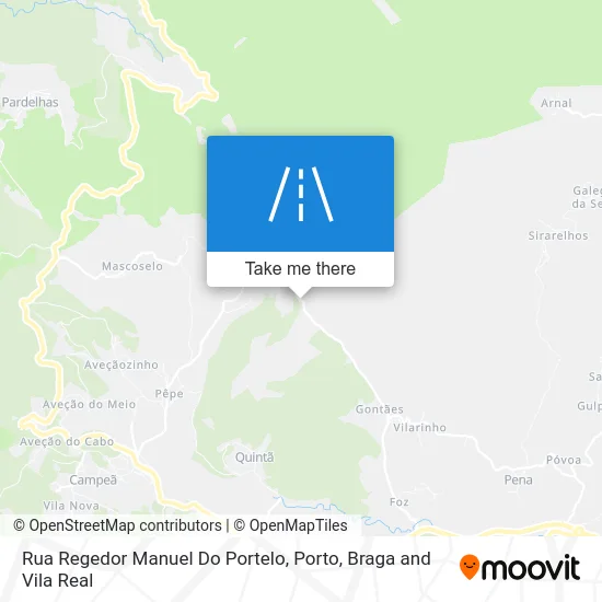 Rua Regedor Manuel Do Portelo map