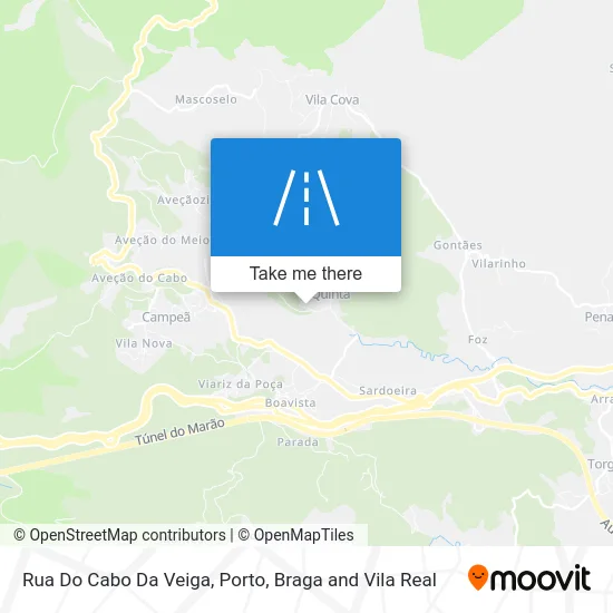 Rua Do Cabo Da Veiga map
