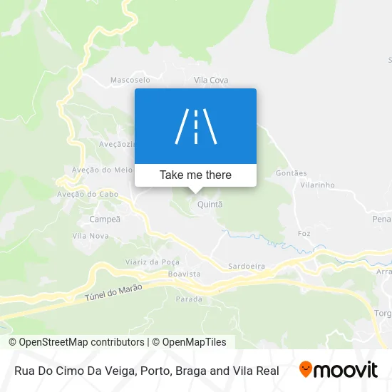 Rua Do Cimo Da Veiga map