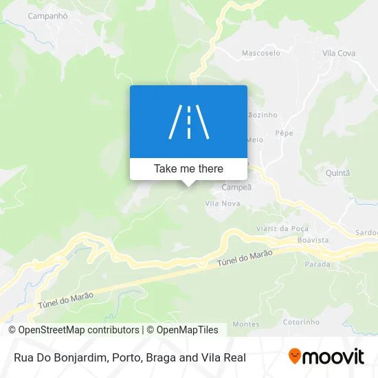 Rua Do Bonjardim map